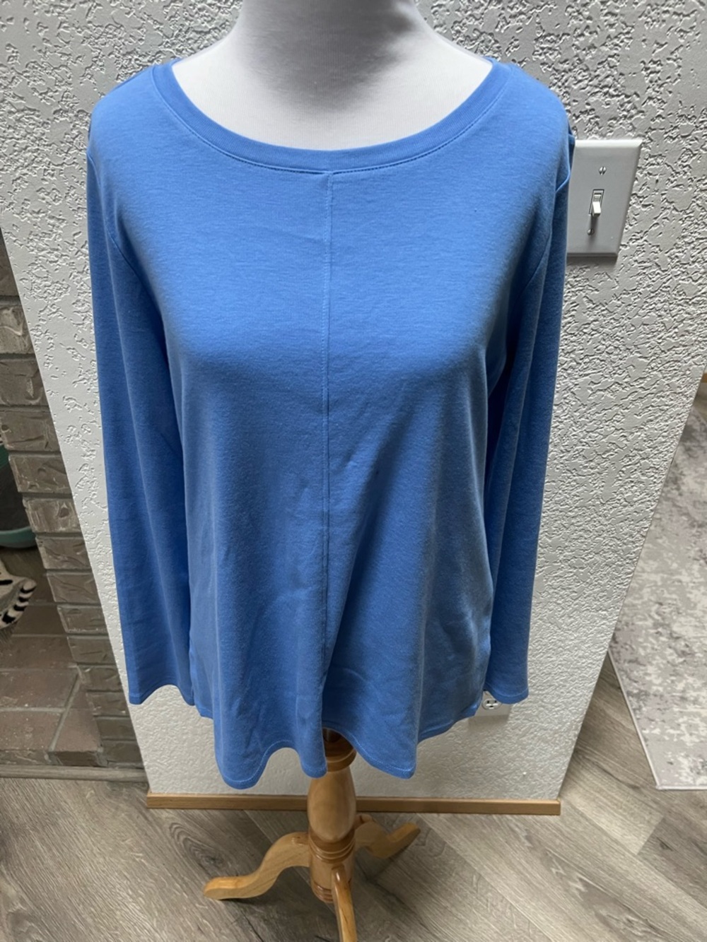 J Jill Perfect Pima Long Sleeve Crew Neck Tee